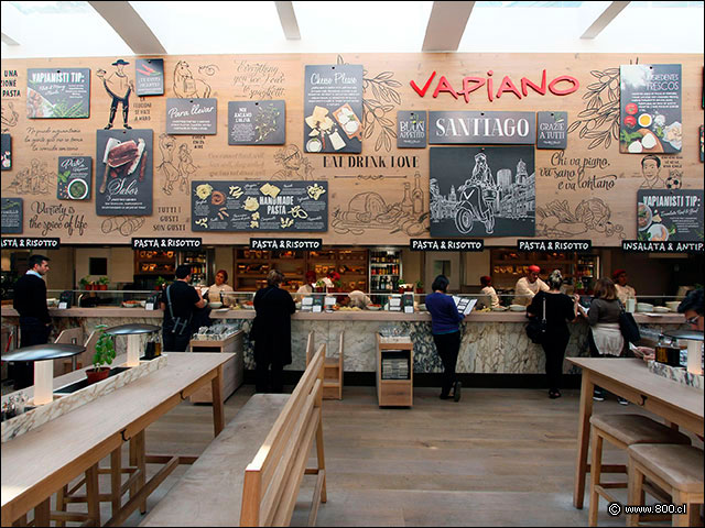 Detalles decoracin  - Vapiano (Providencia)